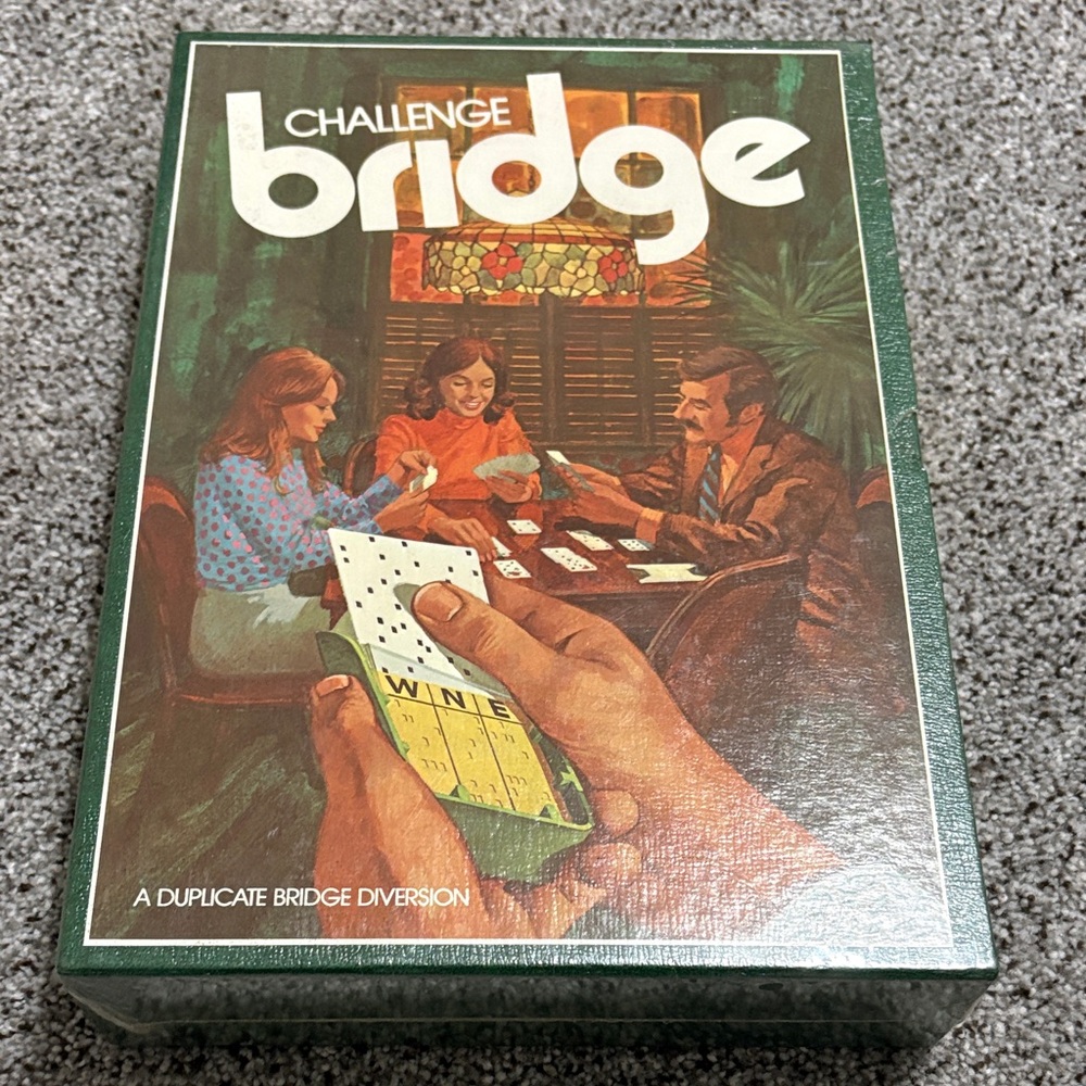 Challenge Bridge Card Game - Bookshelf Game - Unopened